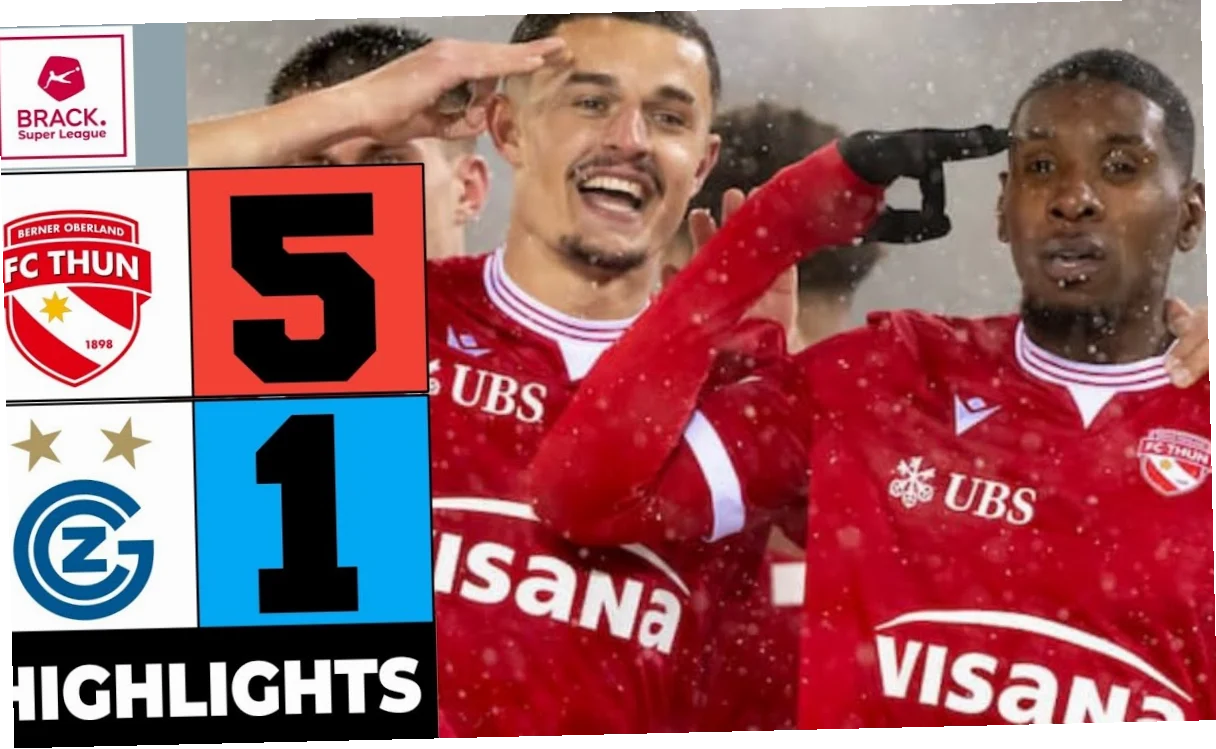Pertarungan Sengit FC Thun vs Lugano di Liga Super Swiss